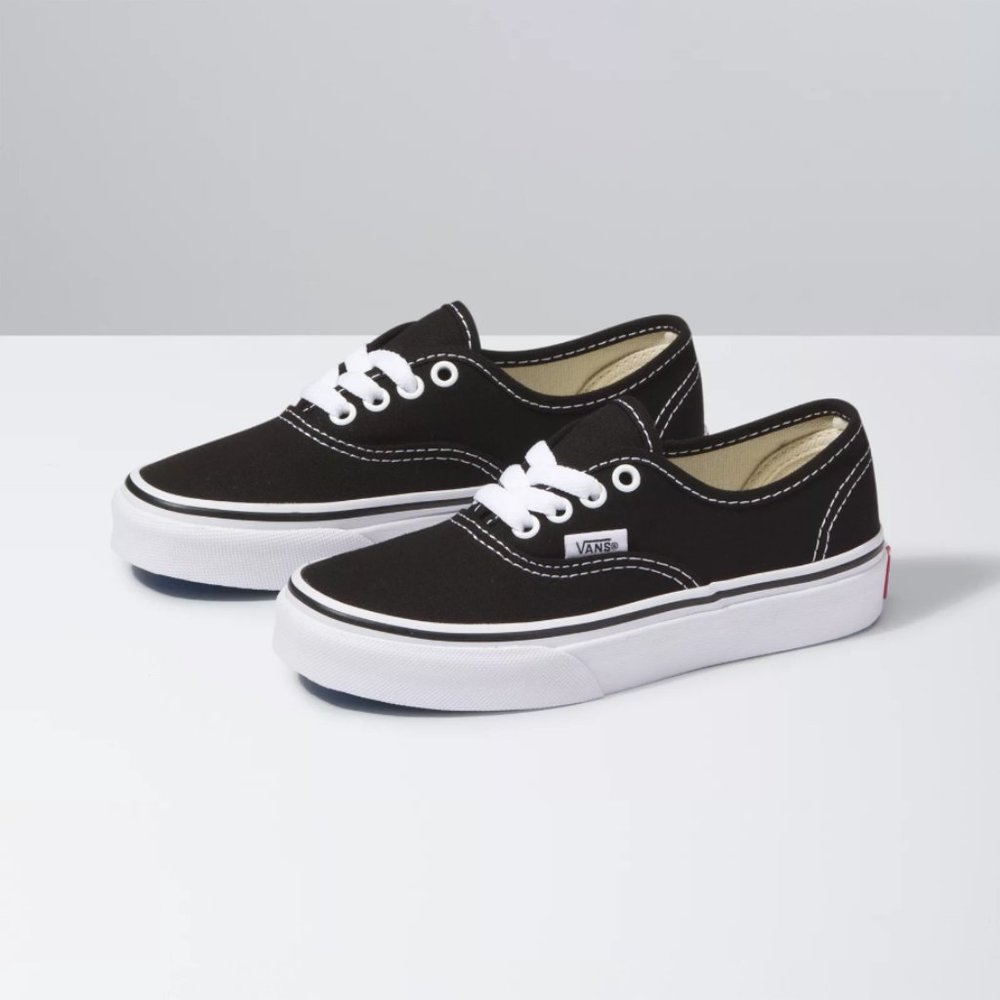 Unisex Black/True White Vans Authentic